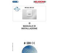 Manuale installazione e programmazione centrale antintrusione Elkron MP3100