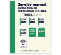 Manuale Officina Daihatsu Terios J2 Manual Service Lingua Inglese E Spagnolo