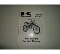 Manuale Officina Kawasaki KLX140 2009 KLX140L Moto Service Repair