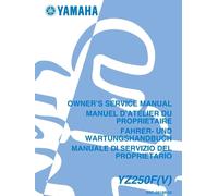 MANUALE OFFICINA REVISIONE TECNICA YAMAHA YZ250F (V)