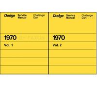 Manuale Officina Riparazione Dodge Dart Challenger 1970 70 Swinger RT 340 R T