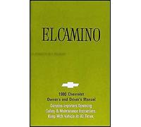 Manuale Originale Dell'Owner Del 1980 Chevy El Camino 80 SS NOS Mint