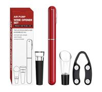manuale per aprire bottiglie di vino | da viaggio | Apribottiglie per vino con pompa ad aria a pressione | Per casa, cucina, bar, matrimonio, ristorante, appartamento e