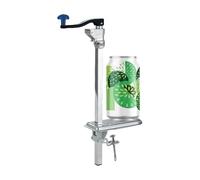 Manuale per impieghi pesanti Apri Cancella regolabile in acciaio inossidabile Strumento per cucine commerciali e uso domestico argento 59cm/23in