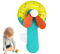 MANUALE PRESSI PICCOLA FAN - VENTORE DI RAFFREDDAMENTO DEL CAPITOLO | Fan personali estivi | Fans portatili sicuri | Dispositivo di raffreddamento comodo per bambini, giocattolo per studenti,