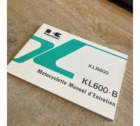 Manuale Proprietario Moto Kawasaki KLR600 B Notizia KLR 600 Libretto Conducente