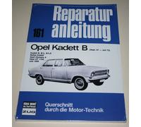 Manuale Riparazione Opel Kadett B / Opel Gt 1100 + 1900/Rallye Kadett/OLYMPIA