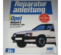 Manuale Riparazione Opel Rekord E 2, gli Anni 1982 - 1986