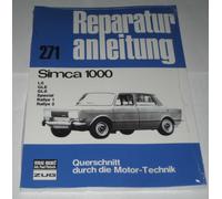 Manuale Riparazione Simca 1000 Ls / GLS/Spécial/Rallye 1/Rallye 2 Da 1967