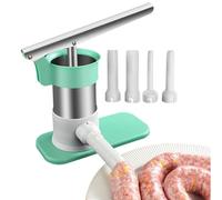 Manuale Salsatura Filler - Acciaio inossidabile Salsaggio Macchina | Meat Filler with Ergonomic Handle | Grande Capacità Kitchen Tool | Adatto per salse, kitchen, caffeteria, and party