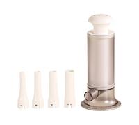 Manuale Salvataggio Maker, Meat Filler Stuffer, Salvataggio Pressing Tool, Salvataggio Maker con 4 tubi connettori, manuale Salsaggio Press, Professional Salvataggio Filler, Food Salsa Stuffer