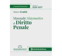 Manuale sistematico di Diritto Penale 2026-2027