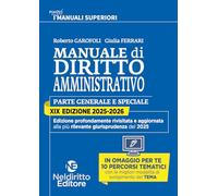 Manuale superiore 2025-2026 di diritto amministrativo. Concorso in magistratura