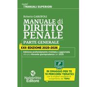 Manuale superiore di diritto penale 2025-2026. Concorso magistrat