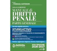 Manuale superiore di diritto penale 2026-2027. Parte generale