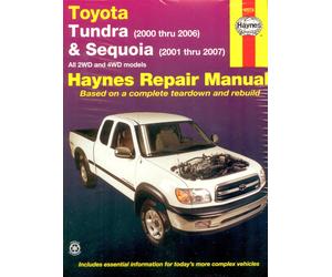 Manuale Toyota Tundra 2000-2006 Toyota Sequoia 2001-2007 Haynes Shop