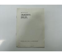 Manuale "Uso e Manutenzione"- Owner's manual DUCATI 350 GTL BICILINDRICA