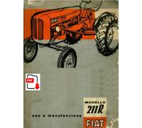 Manuale uso manutenzione istruzioni in italiano trattore Fiat 211R La Piccola
