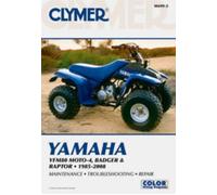 Manuale Yamaha YFM80 Moto-4, Badger and Raptor 1985-2008 Clymer Workshop Service