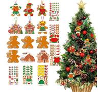 Manualidades Para Navidad - Colgante 2D Con Pegatinas, Crear Para El Árbol De Navidad, Manualidad De Navideño | Para Niños, Adultos, Clase, Hogar, Invierno, Ventana, Y Exposición