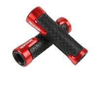 manubri Antiscivolo universali Manubrio Gel di Go Per Cagiva Raptor 650/1000/700 Moto 7/8''22mm Accessori Estremità Dell'impugnatura Del Manubrio Manopole Raptor 650 Raptor 700(Red RAPTOR LOGO)