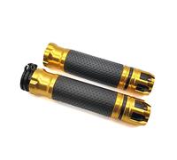 manubri Antiscivolo universali Manubrio Gel di Go per Hon@&da Cb400 CB919 CB190R CB650R CB125R CB400SF Manopole Universali per Moto estremità Manubrio da Corsa CNC 22mm 7/8 "(Gold)