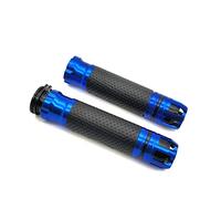 manubri Antiscivolo universali Manubrio Gel di Go per Hon@&da Cb400 CB919 CB190R CB650R CB125R CB400SF Manopole Universali per Moto estremità Manubrio da Corsa CNC 22mm 7/8 "(Blue)