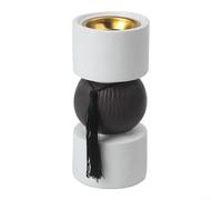 Manubri compatti in resina per aromaterapia, ornamento con nappa, per scrivania, fornisce benefici per aromaterapia migliorando la decorazione (bianco)