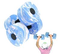 Manubri da piscina - Manubri in schiuma ad acqua per esercizi aerobici - Attrezzature per il fitness in piscina Set di allenamenti ergonomici per aerobica a casa vacanze al lago