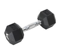 MANUBRI ESAGONALI PESI PALESTRA DA 5 A 15 KG PESI PROFESSIONALI GOMMATI PALESTRA
