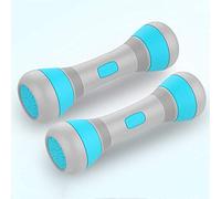 Manubri Esercizio Fitness 1-2-3-4Kg Regolabile Peso Casa Piccolo Manubri Fitness per Esercitazione Del Muscolo Signore Yoga Perdere Peso,Blu,24.2X7.3Cm