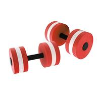 Manubri Galleggianti in Schiuma Eva per Esercizi in Acqua, Set di 2 Pezzi, Rosso, per Allenamento Acquatico e Yoga