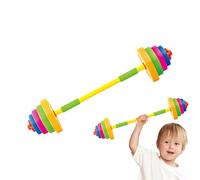 Manubri giocattolo | Set di sollevamento per bambini - Attrezzatura da allenamento per bambini all'aperto, presenta un design regolabile che consente di aumentare il peso come crescita fisica