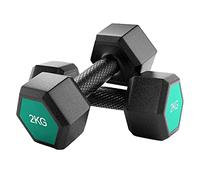Manubri Palestra Set di peso manuale Dumbbell, Hex Barbell antiscivolo for tonificazione muscolare, costruzione di forza, perdita di peso (2/3/5 kg) Ergonomica(2kg)