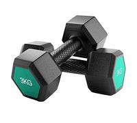 Manubri Palestra Set di peso manuale Dumbbell, Hex Barbell antiscivolo for tonificazione muscolare, costruzione di forza, perdita di peso (2/3/5 kg) Ergonomica(3kg)