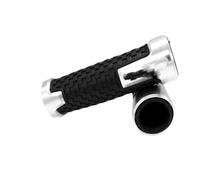 Manubri per moto comodi Adatto Per ZX6R 2000-2018 2019 2020 2021 2022 2023 Manubrio Per Moto, Manubrio Antiscivolo, Estremità Del Coprimanubrio(Silver)