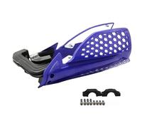 Manubri per moto Misura per Yamaha 22MM protezioni per le mani del motociclo protezione della maniglia manubrio protezione paramani Pit Dirt Bike ATV Mot manubri moto bassi(Blue white)