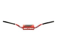 MANUBRIO 28,6 MM MODELLO RC BEND COLORE ROSSO/NERO COLORE SPUGNA ROSSO/NERO/BIAN