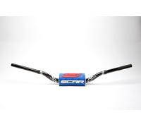 MANUBRIO 28,6 MM MODELLO VILLOPOTO/STEWART COLORE NERO/BIANCO COLORE SPUGNA BLU/