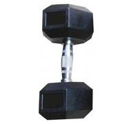 Toorx Manubri Gommati Esagonali Hex in Gomma con Presa Acciaio Pesi Palestra