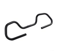 Manubrio a farfalla in lega di alluminio, 25,4 x 580 mm, 31,8 x 580 mm, con impugnature in spugna, per mountain bike e bici da strada (25,4 x 580 mm)