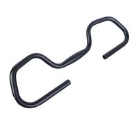 Manubrio a farfalla in lega di alluminio, 25,4 x 580 mm, 31,8 x 580 mm, con impugnature in spugna, per mountain bike e bici da strada (31,8 x 580 mm)
