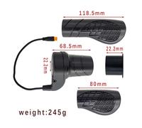 Manubrio acceleratore mezzo giro facile da sostituire per bici elettriche e scoo