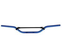 Manubrio Accossato Blu con Traversino per Ducati Multistrada 950, Piega Alta, in alluminio, diametro 22 mm
