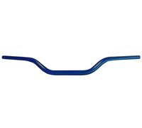 Manubrio Accossato Blu in alluminio per Ducati Scrambler Full Throttle/Flat Track Pro K1 del 2014 (CC 800) diametro Ø28.5x4.5 mm