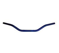 Manubrio Accossato blu in alluminio per Yamaha XT 500 dal 1976 al 1989 (CC 500), diametro 22 mm, altezza media