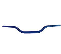 Manubrio Accossato blu in alluminio per Yamaha YZ 250 F dal 2014 al 2018 (CC 250), diametro 28,5 mm, altezza media