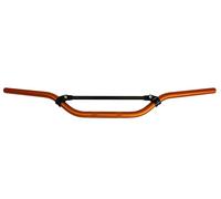 Manubrio Accossato in alluminio anodizzato Arancione con Traversino per Aprilia SX dal 2008 al 2010 (CC 125) Altezza Alta