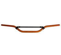 Manubrio Accossato in alluminio anodizzato Arancione con Traversino per Aprilia Tuareg Rally dal 1990 al 1992 (CC 50) Altezza Media