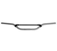 Manubrio Accossato in alluminio anodizzato Argento con Traversino per Yamaha YZ dal 1997 al 2004 (CC 125) Altezza Media